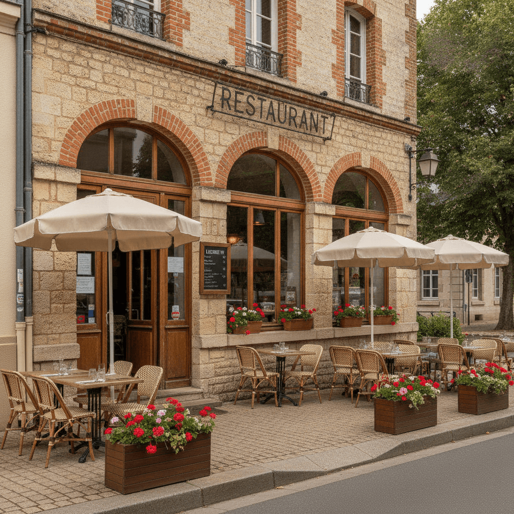 Restaurant 200m² à Rethondes : terrasse - licence IV