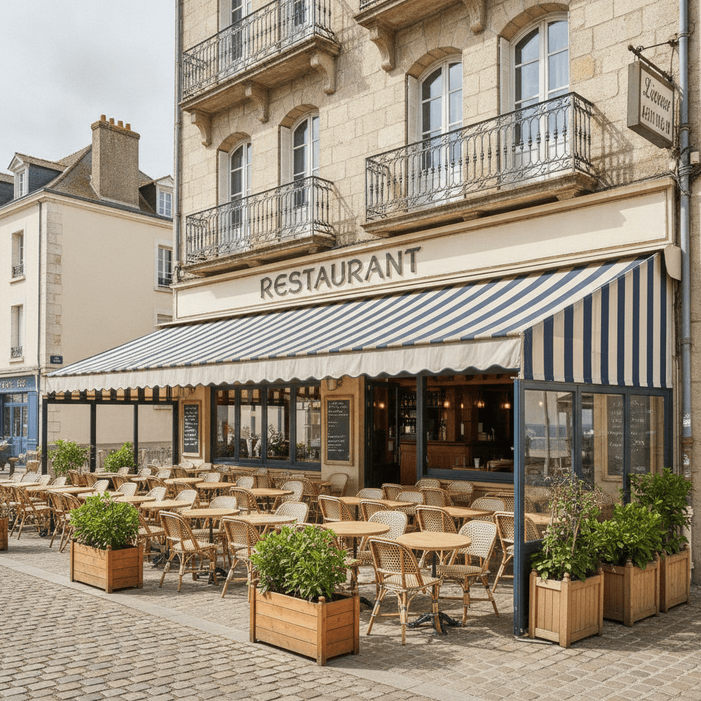 Restaurant 130m² à Les Sables-D'Olonne : terrasse - licence IV
