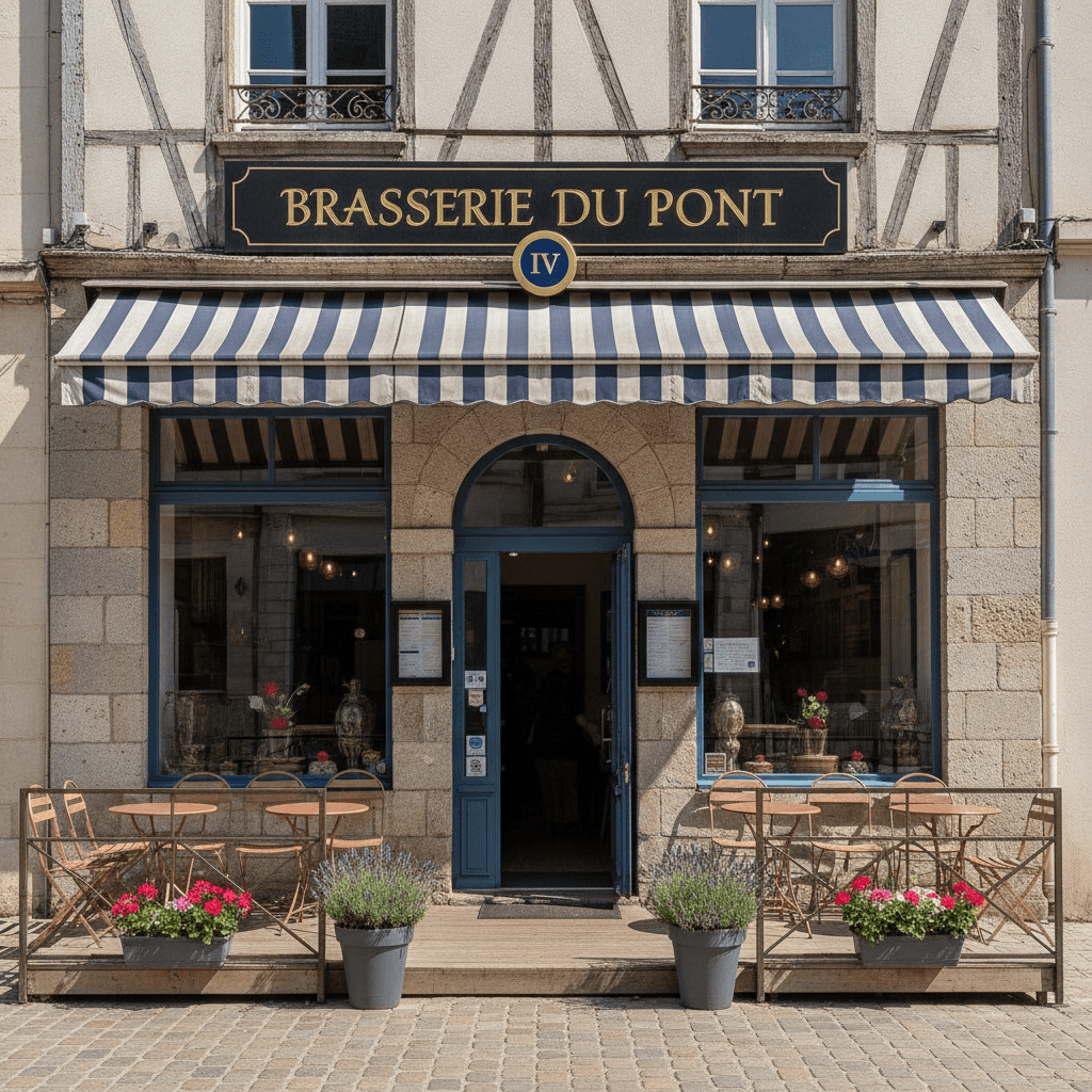 Restaurant à Pont-Audemer : terrasse - licence IV