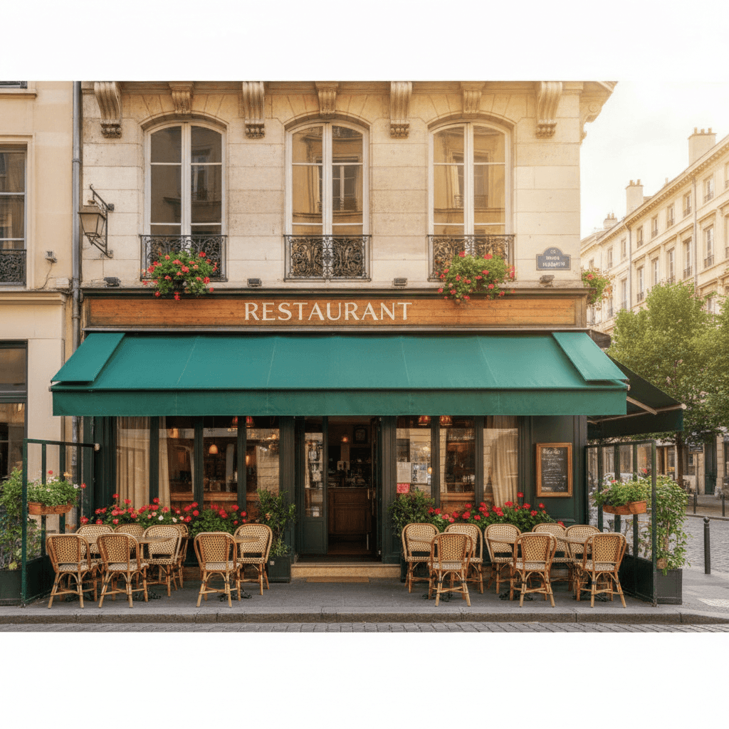 Restaurant 130m² à Lyon : terrasse - licence IV