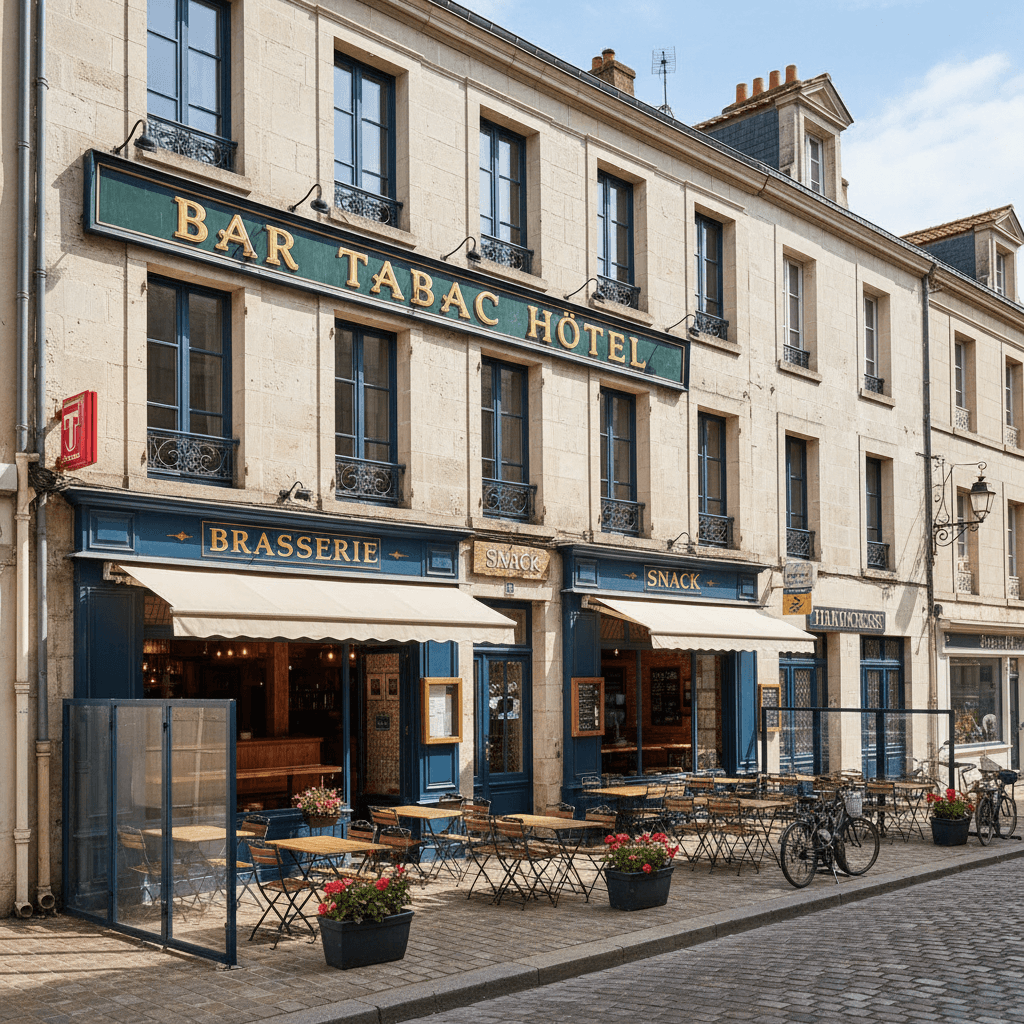 Bar-brasserie 150m² à La Rochelle : terrasse - licence IV - Image 1