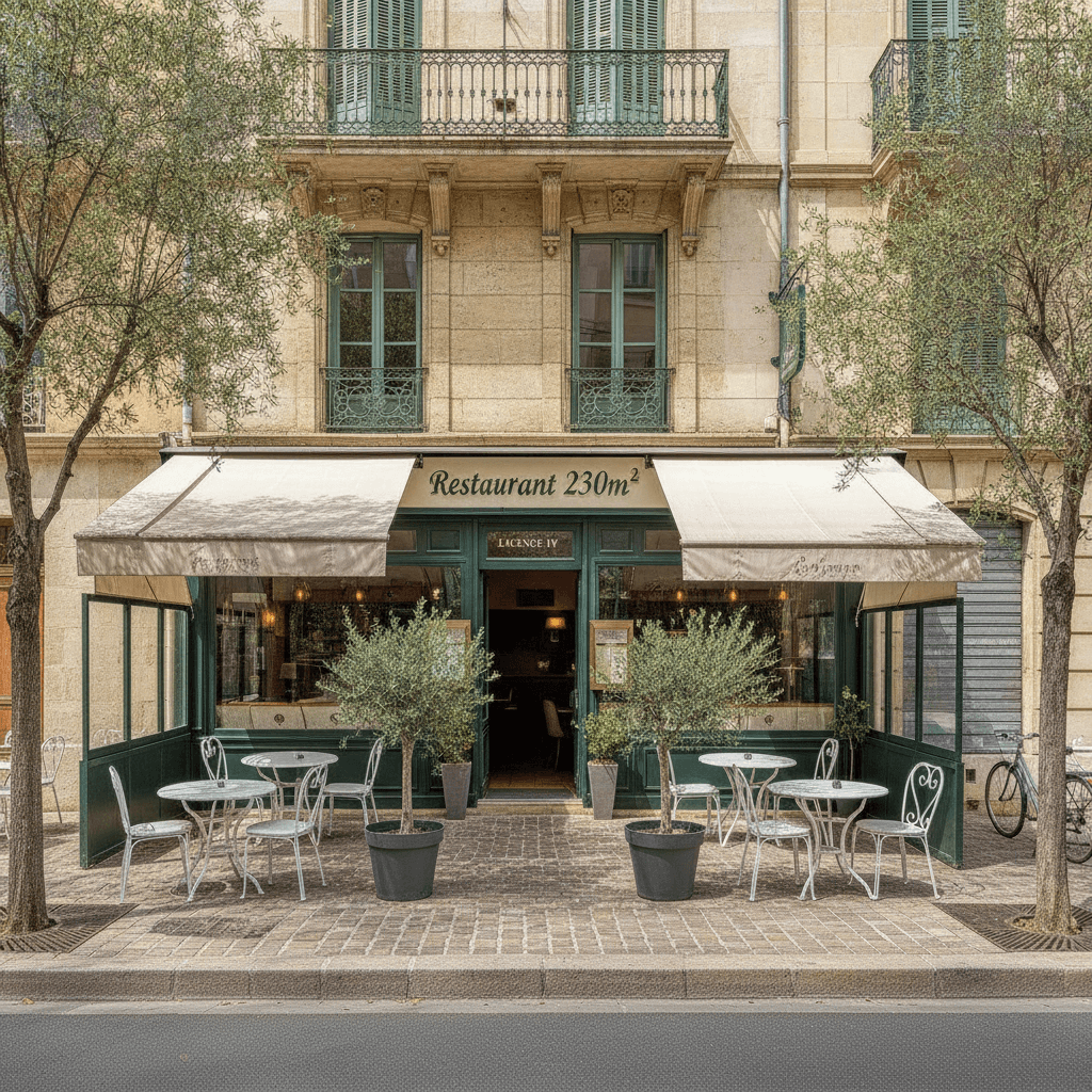 Restaurant 230m² à Peymeinade : terrasse - licence IV - Image 1