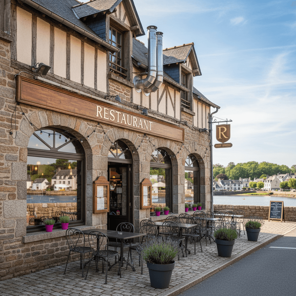 Restaurant à Saint-Brieuc : terrasse - extraction