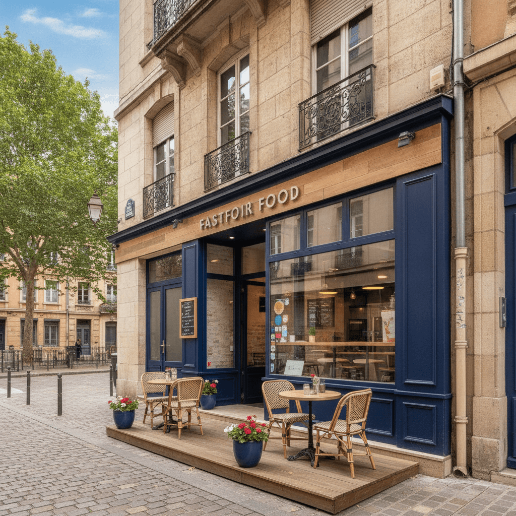 Fast-food 160m² à Lyon : chambre froide - cave/réserve
