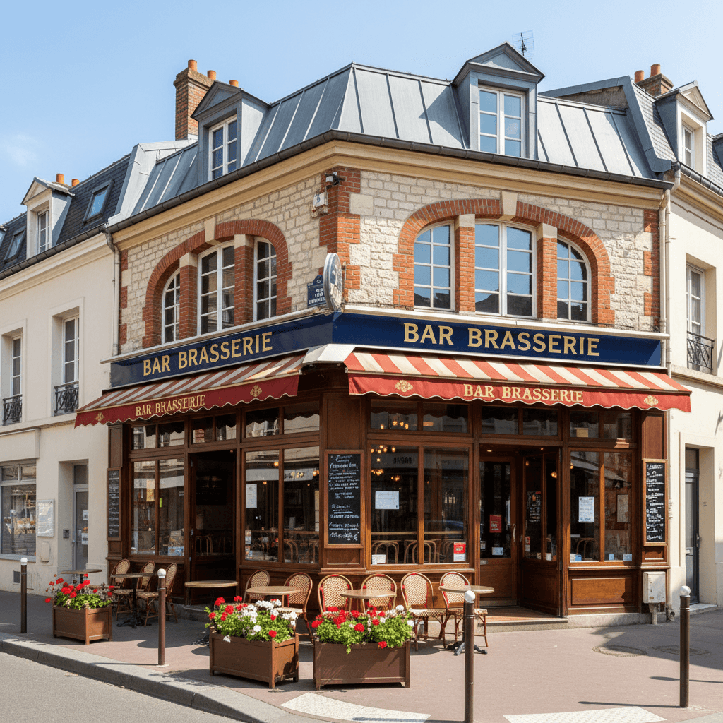 Bar-brasserie 25 couverts à Aubervilliers