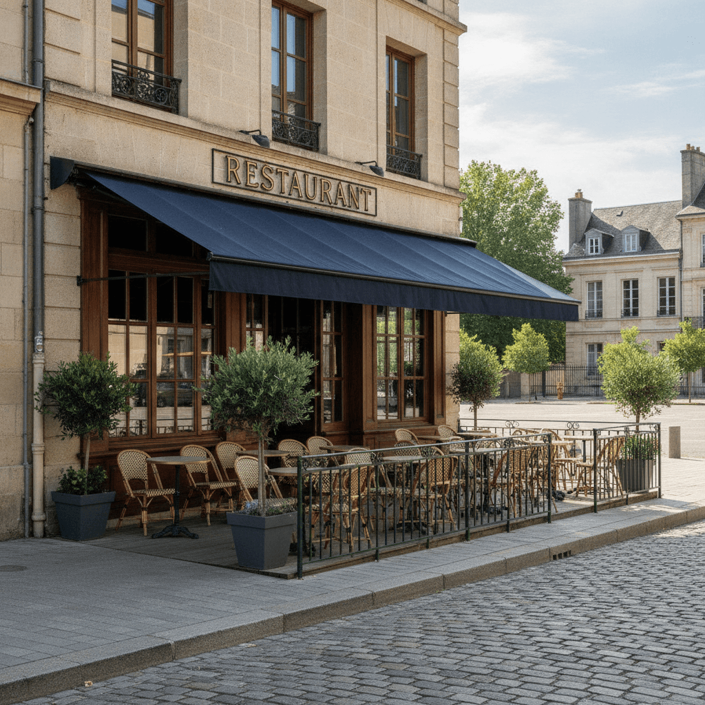 Restaurant à Laval : terrasse - licence IV - Image 1
