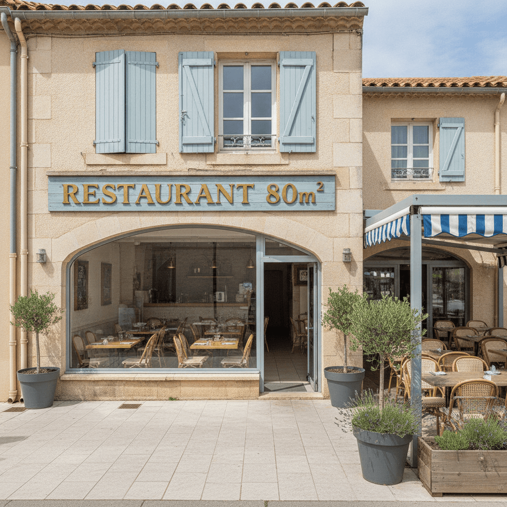 Restaurant 80m² à Carry-le-Rouet : terrasse - licence IV - Image 1