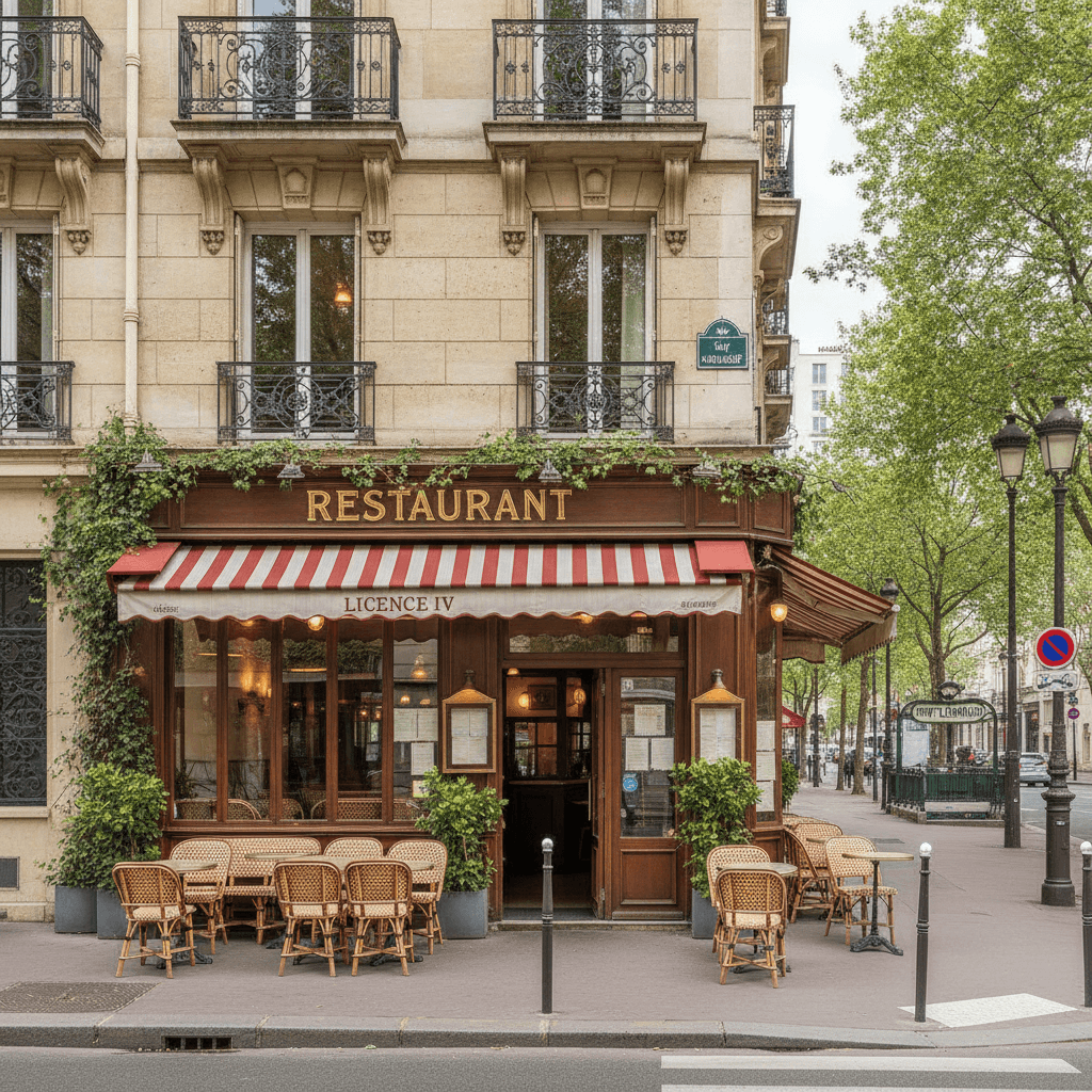 Restaurant 35 couverts à Levallois-Perret : terrasse - extraction - Image 1