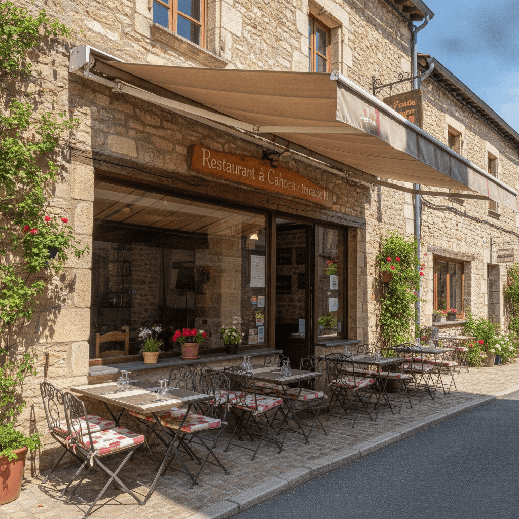 Restaurant à Cahors : terrasse - licence IV - Image 1