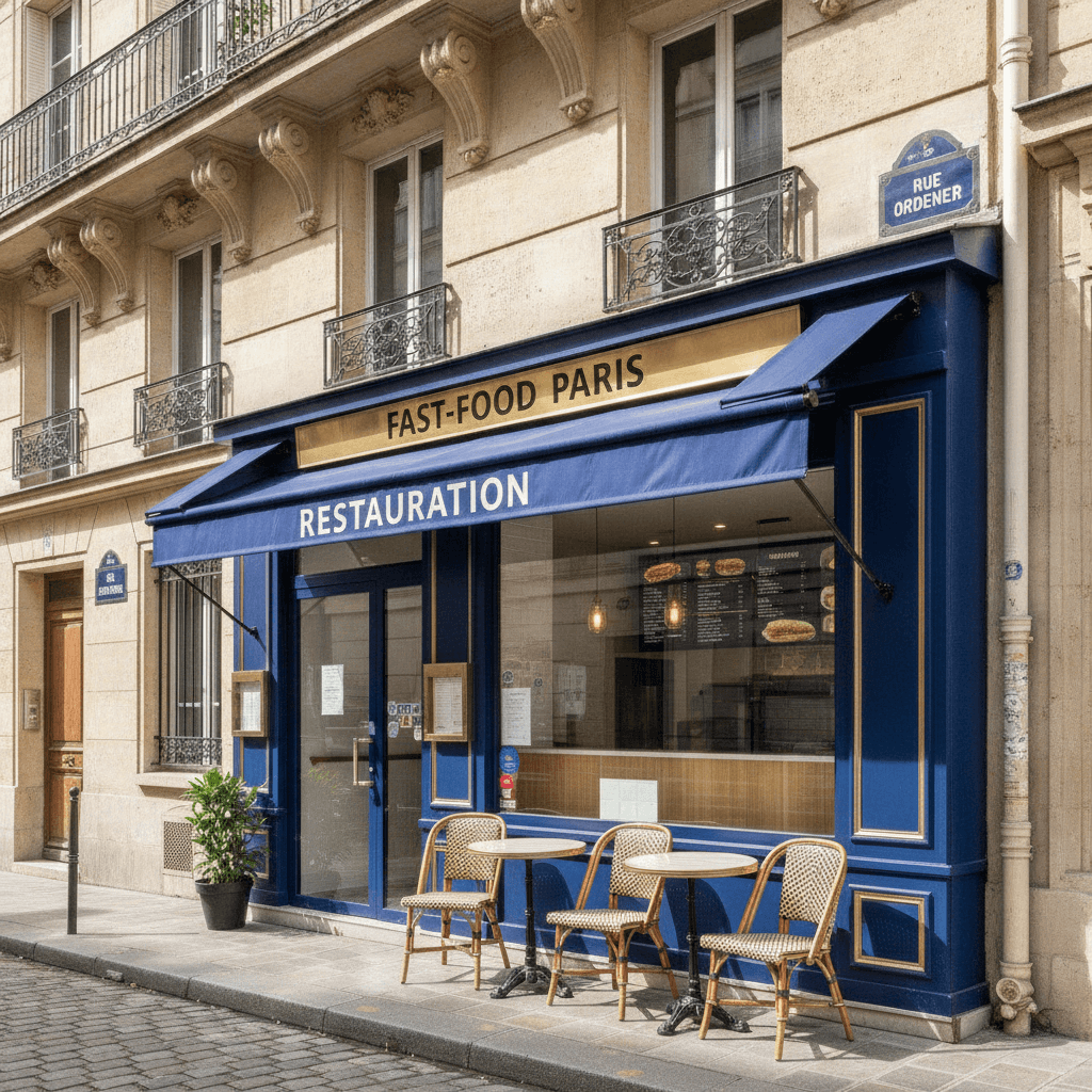 Fast-food 128m² à Paris : extraction en liquidation judiciaire - Image 1