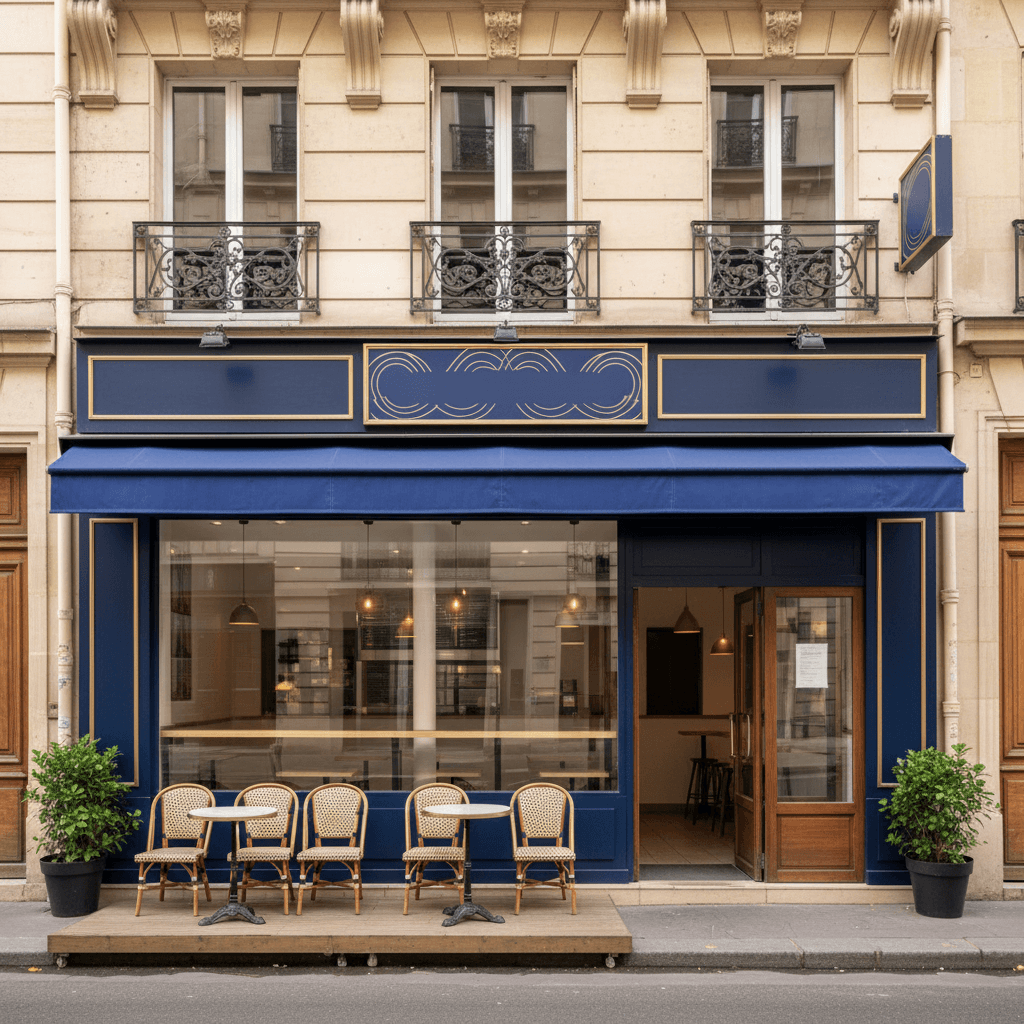 Fast-food 53m² à Paris : extraction