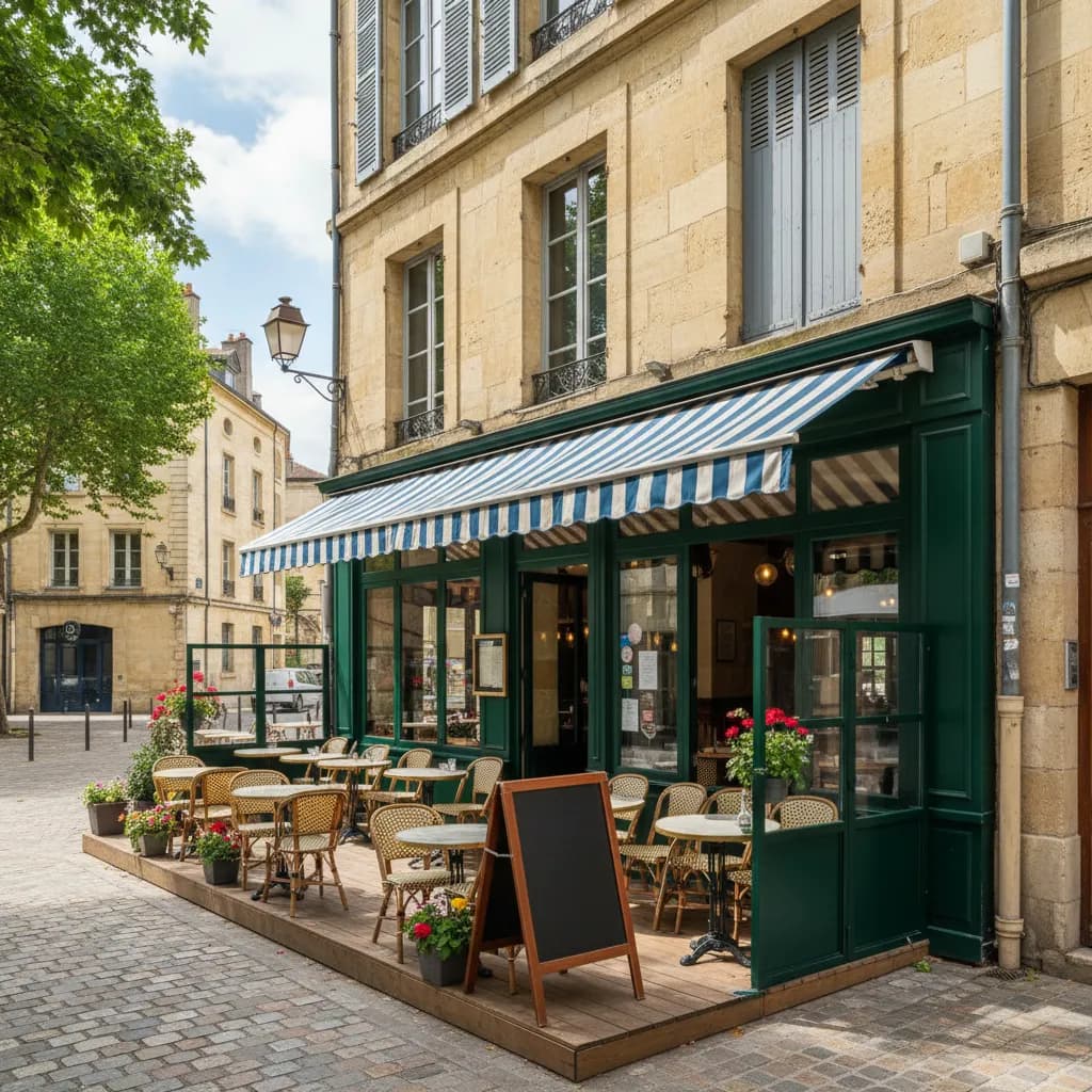 Restaurant 155m² à Bordeaux : terrasse - licence IV - Image 1