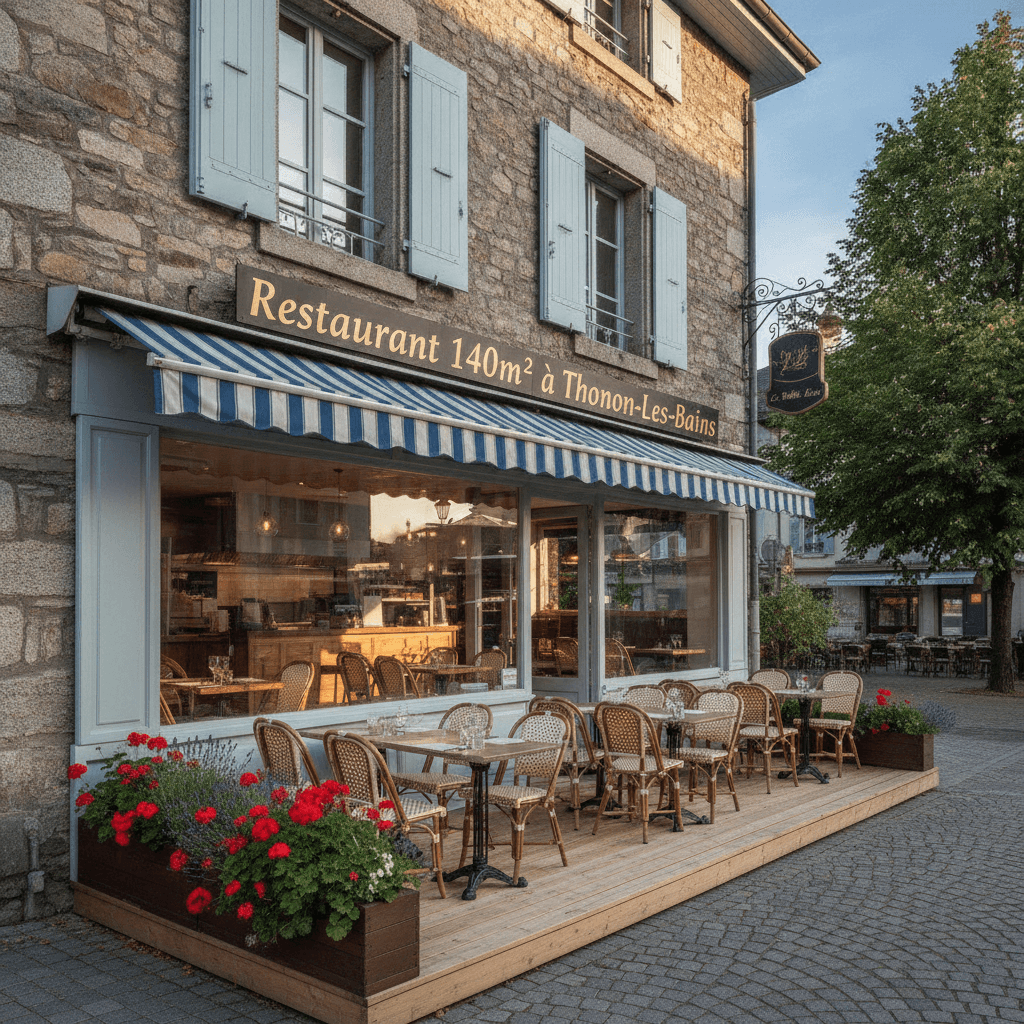 Restaurant 140m² à Thonon-Les-Bains : terrasse
