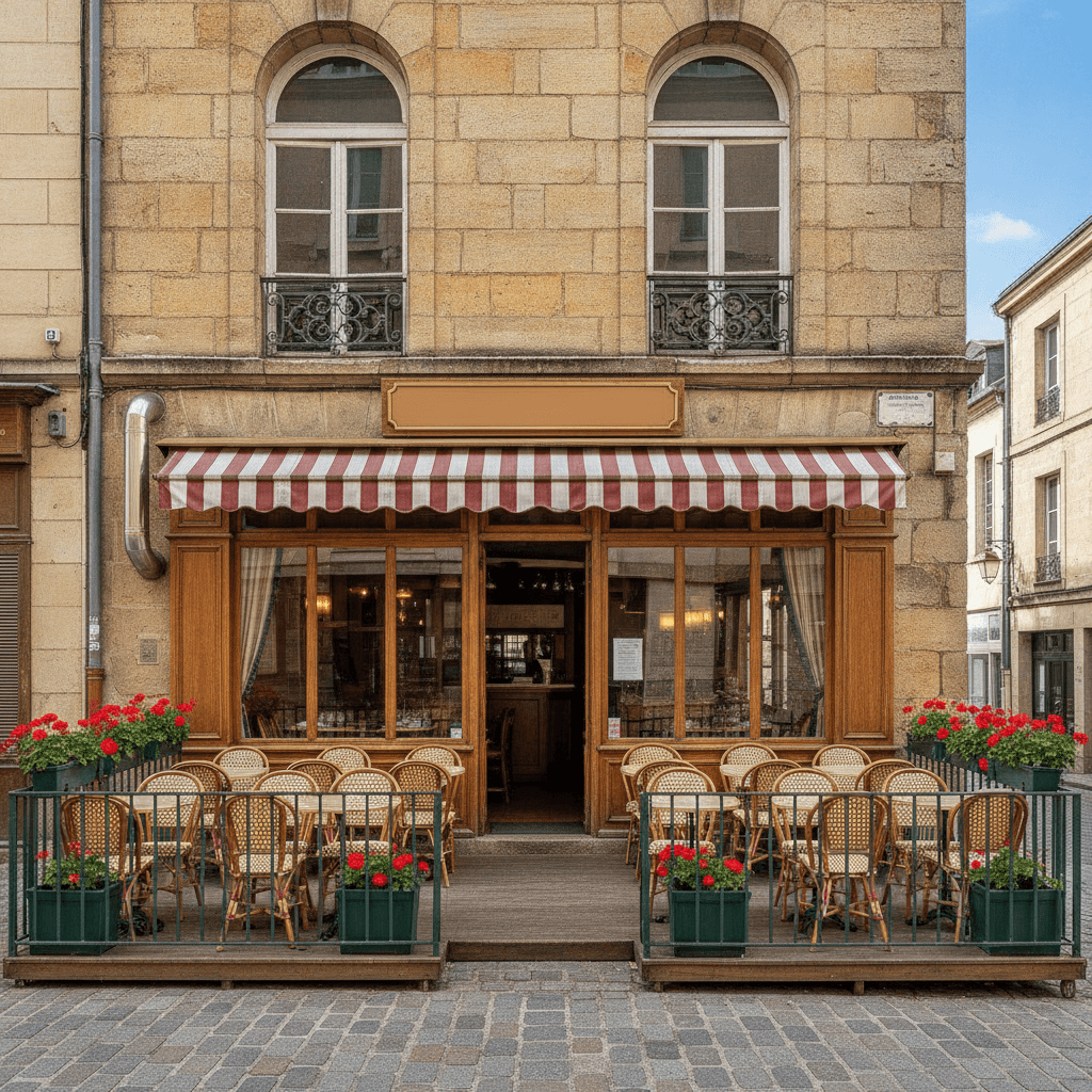 Restaurant 150m² à Rodez : terrasse - extraction - Image 1