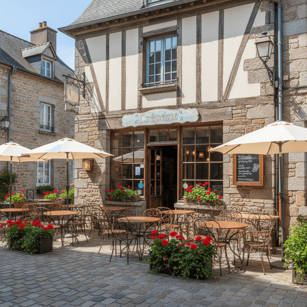 Restaurant à Quimper : terrasse - extraction - Image 1
