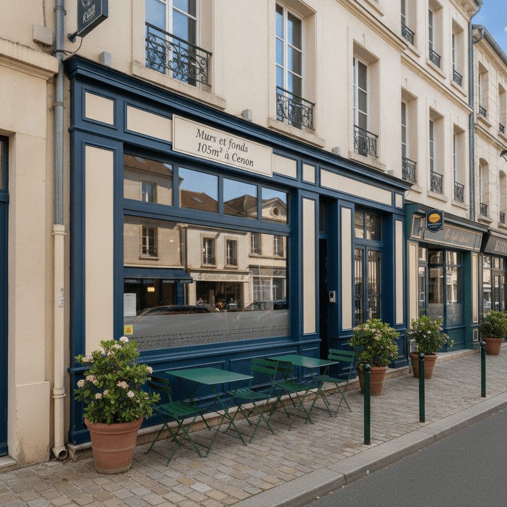 Murs et fonds 105m² à Cenon - Image 1