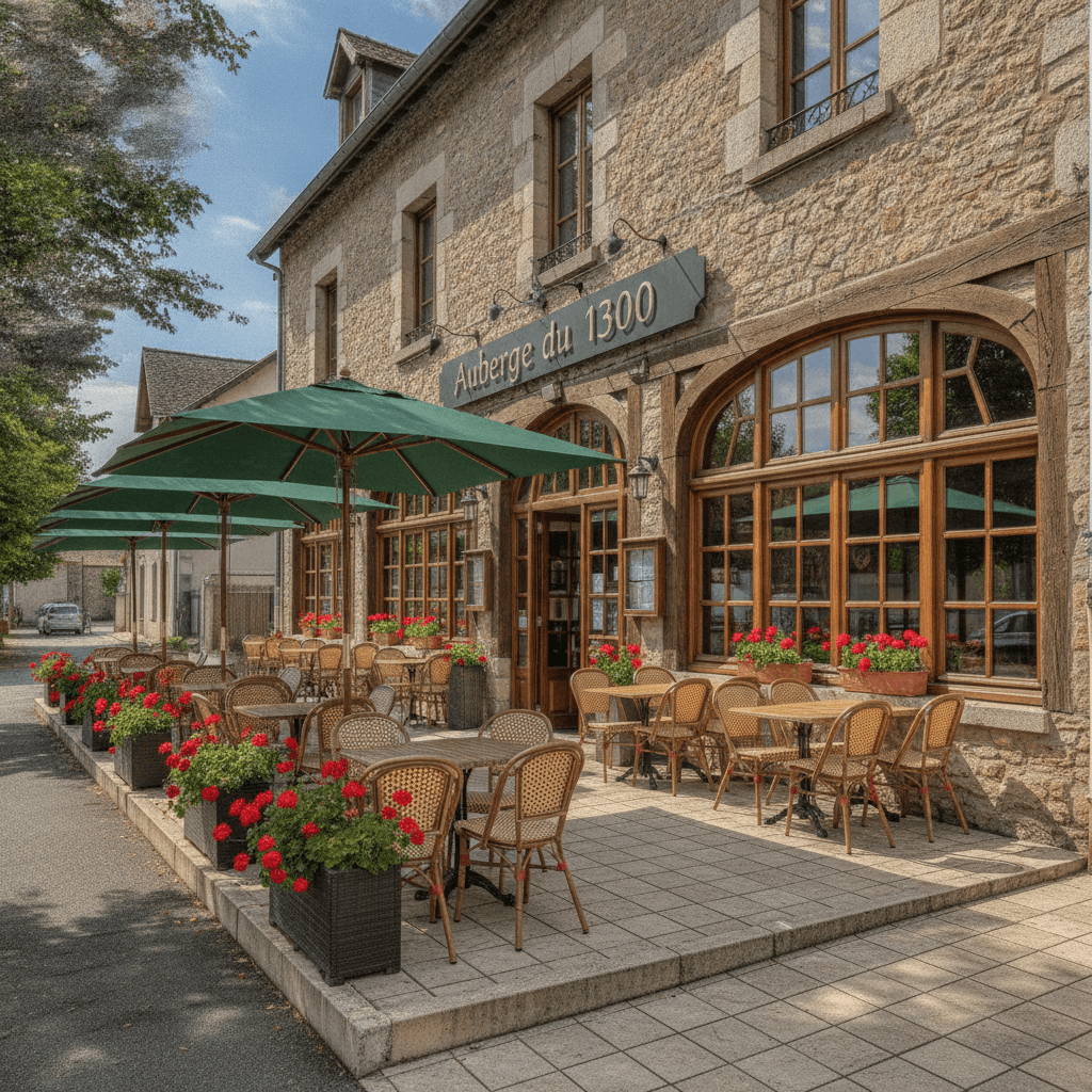 Restaurant 1300m² à Voiron : terrasse - extraction - Image 1
