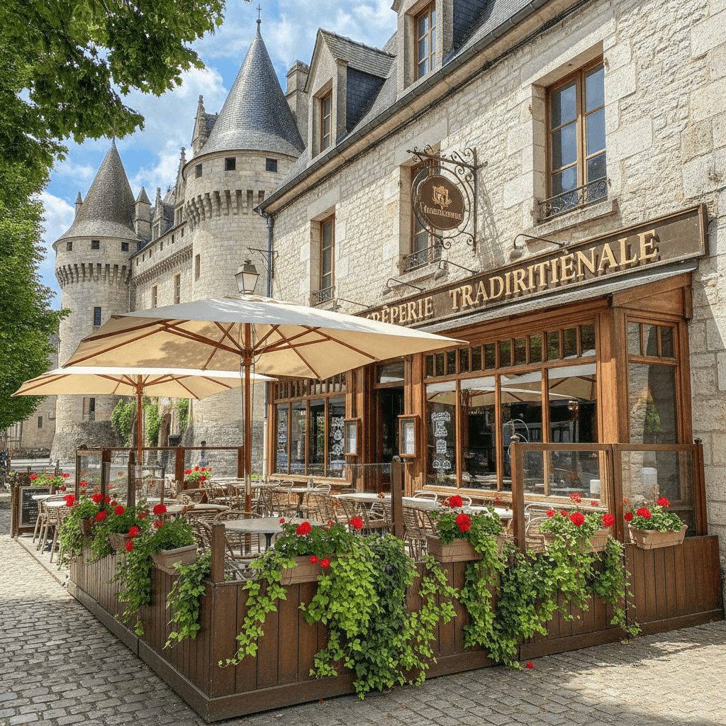 Restaurant à Tours : terrasse - Image 1
