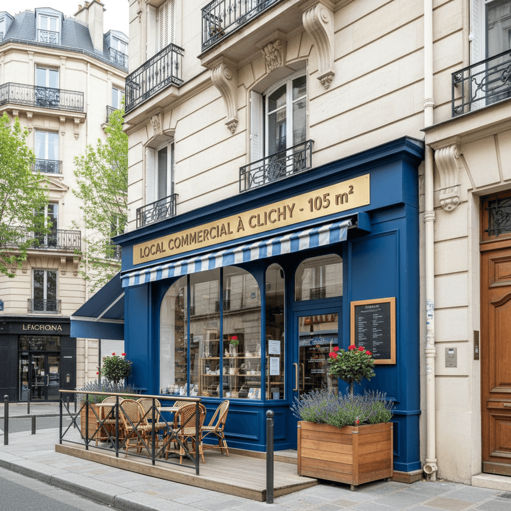 Local Commercial Restauration à Clichy - 105 m² - Image 1