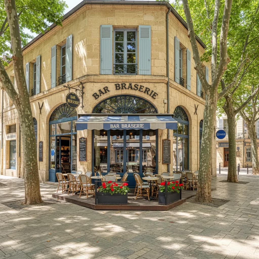 Bar-brasserie à Montpellier : terrasse - licence IV - Image 1