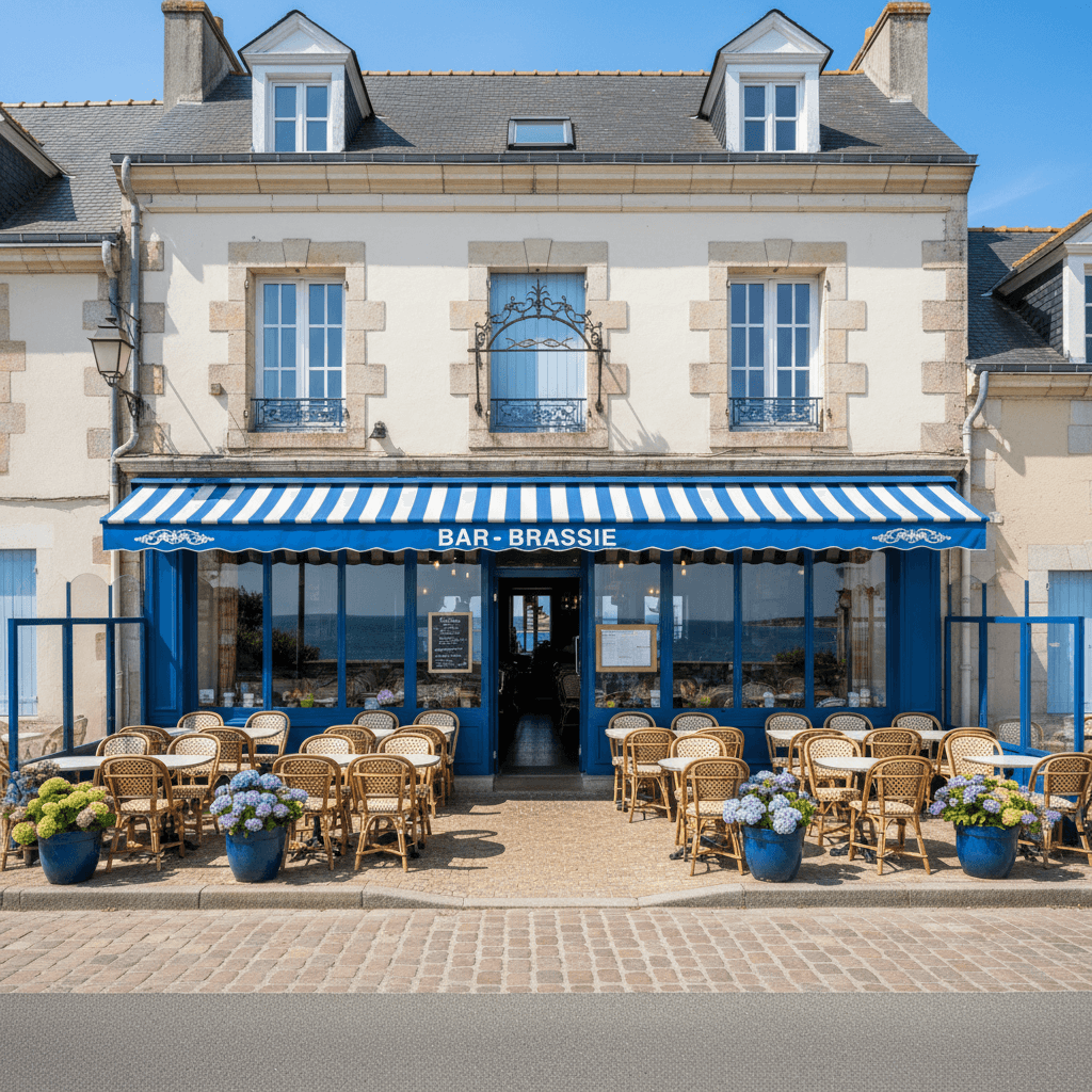 Bar-brasserie à Noirmoutier-En-L'Île : terrasse - licence IV - Image 1