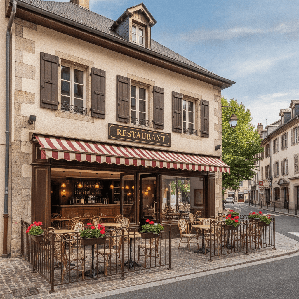 Restaurant 400m² à Sallanches : terrasse - licence IV