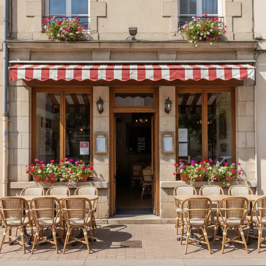 Restaurant à La Roche-Sur-Yon : terrasse - licence IV - Image 1