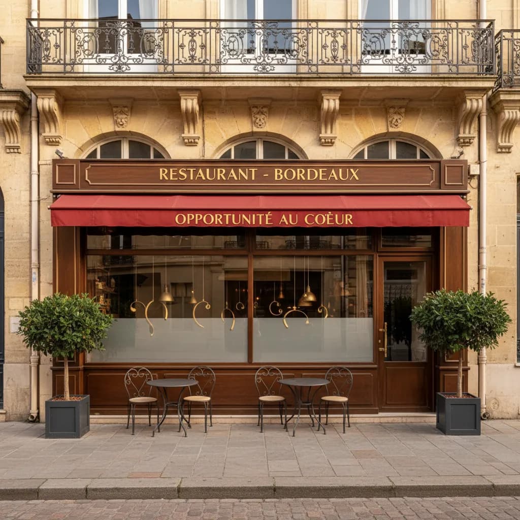 Restaurant 330m² à Bordeaux : terrasse - licence IV - Image 1