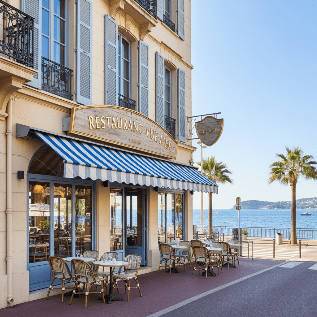 Restaurant 63m² à Cannes : terrasse - licence IV - Image 1