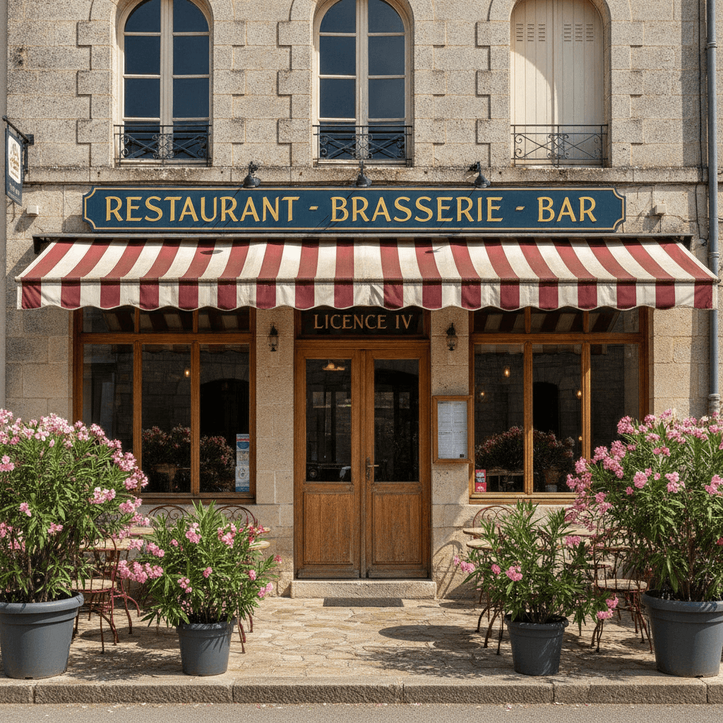 Restaurant à Loiré : terrasse - licence IV - Image 1