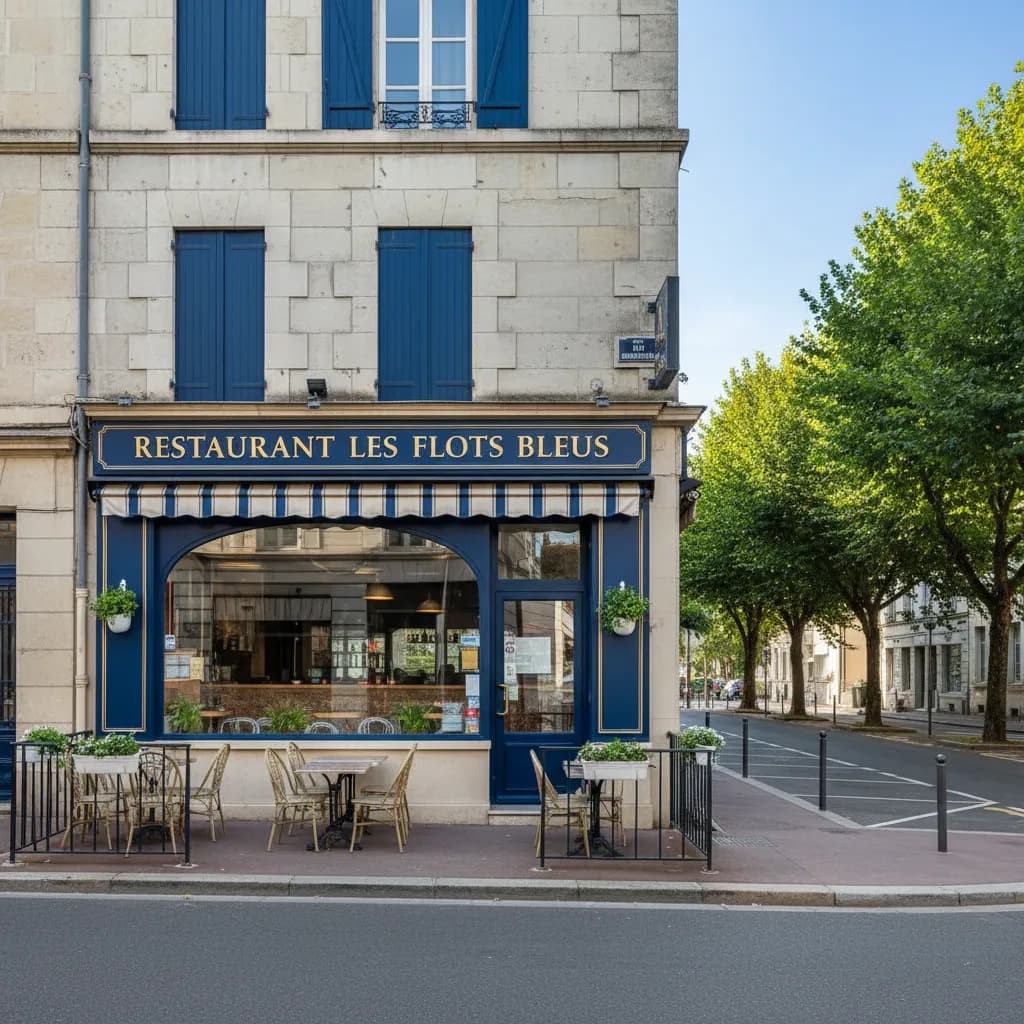 Restaurant à Nantes : terrasse - extraction - Image 1