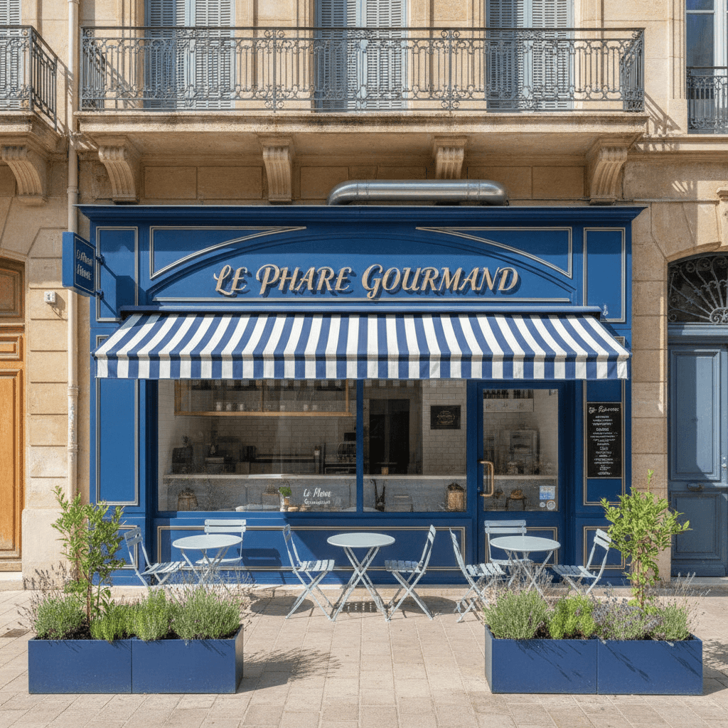 Fast-food à Marseille : terrasse - extraction - Image 1