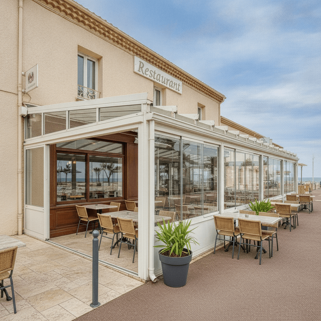Restaurant 72m² à La Grande-Motte : terrasse - licence IV - Image 1
