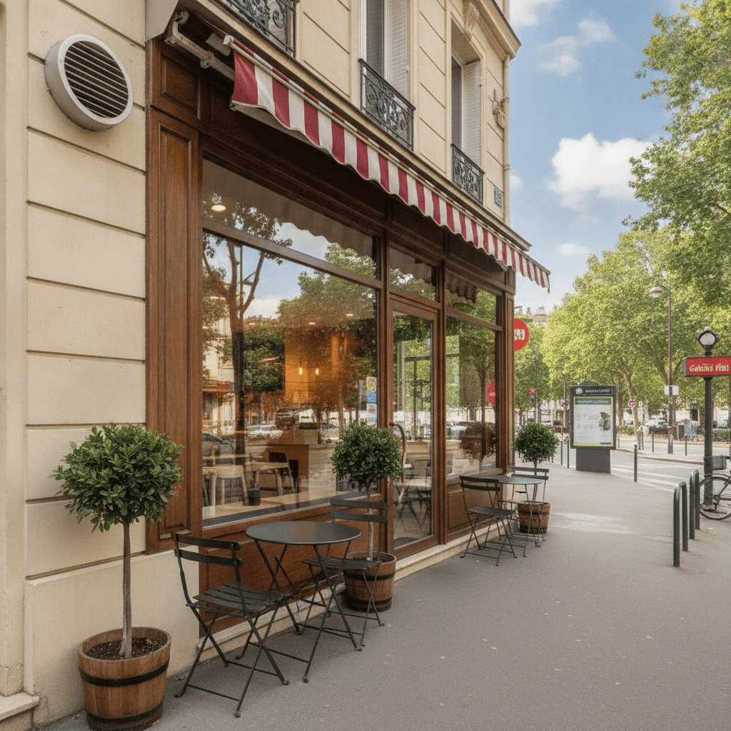 Fast-food 35m² à Gennevilliers : extraction