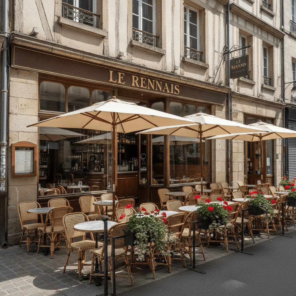 Restaurant à Rennes : terrasse - licence IV
