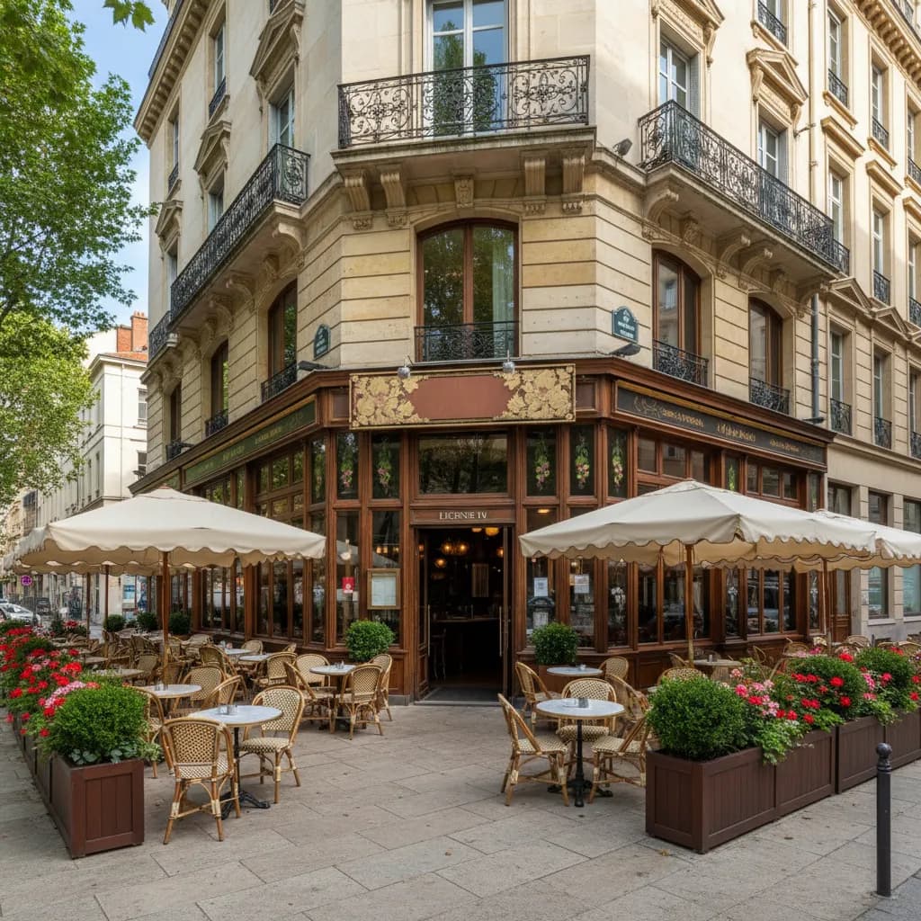 Restaurant à Lyon : terrasse - licence IV - Image 1
