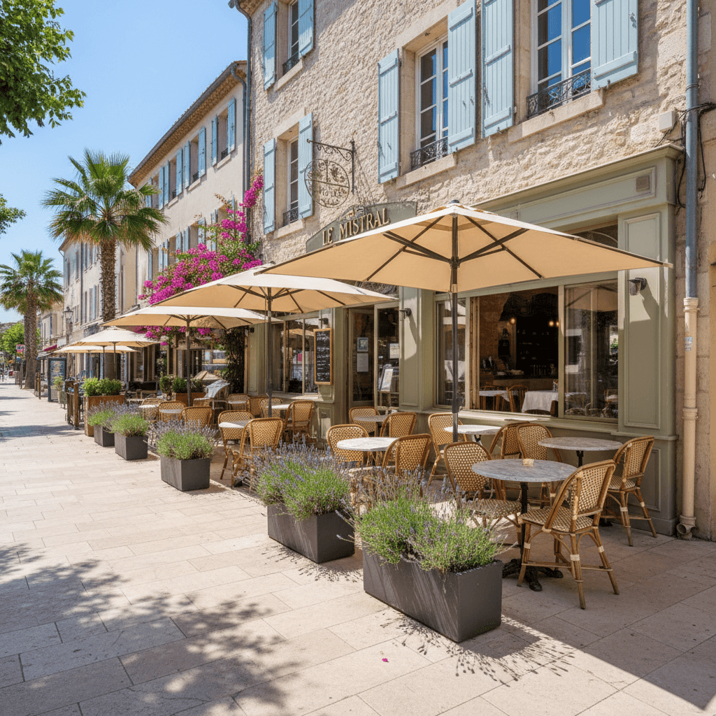 Restaurant 300m² à Saint-Raphaël : terrasse - extraction - Image 1