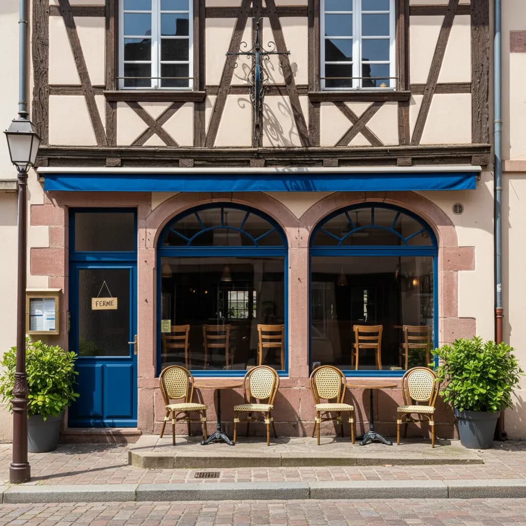 Restaurant à Strasbourg : terrasse - licence IV - Image 1