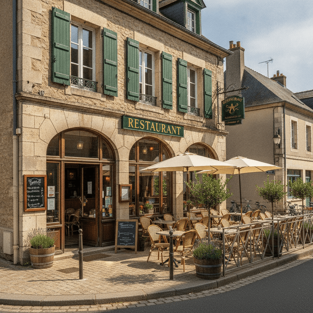 Restaurant 140m² à Lacroix-Saint-Ouen : terrasse - licence IV