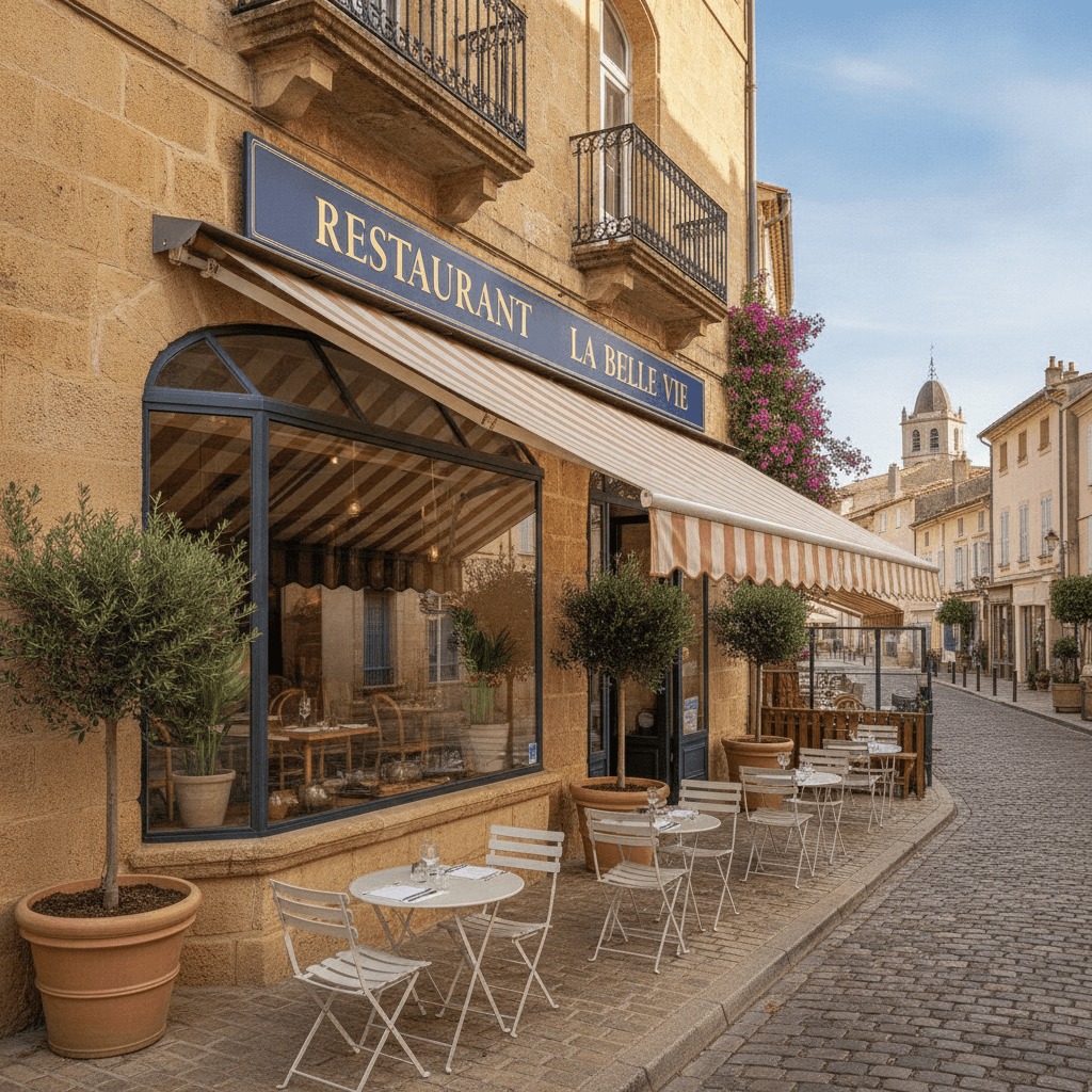 Restaurant à Toulon : terrasse - licence IV