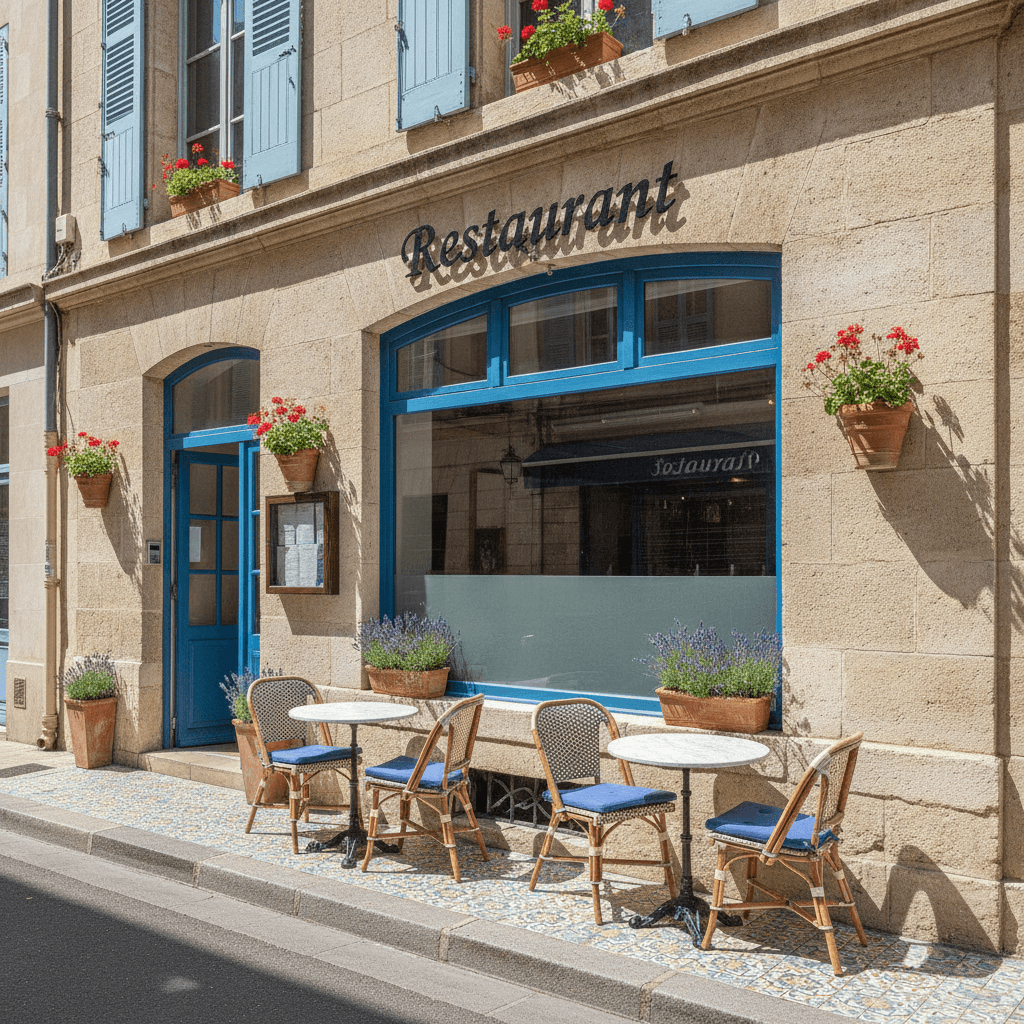 Restaurant 30m² à Marseille : terrasse