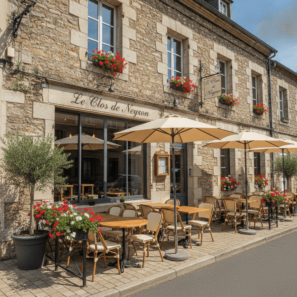 Restaurant 300m² à Neyron : terrasse - licence IV