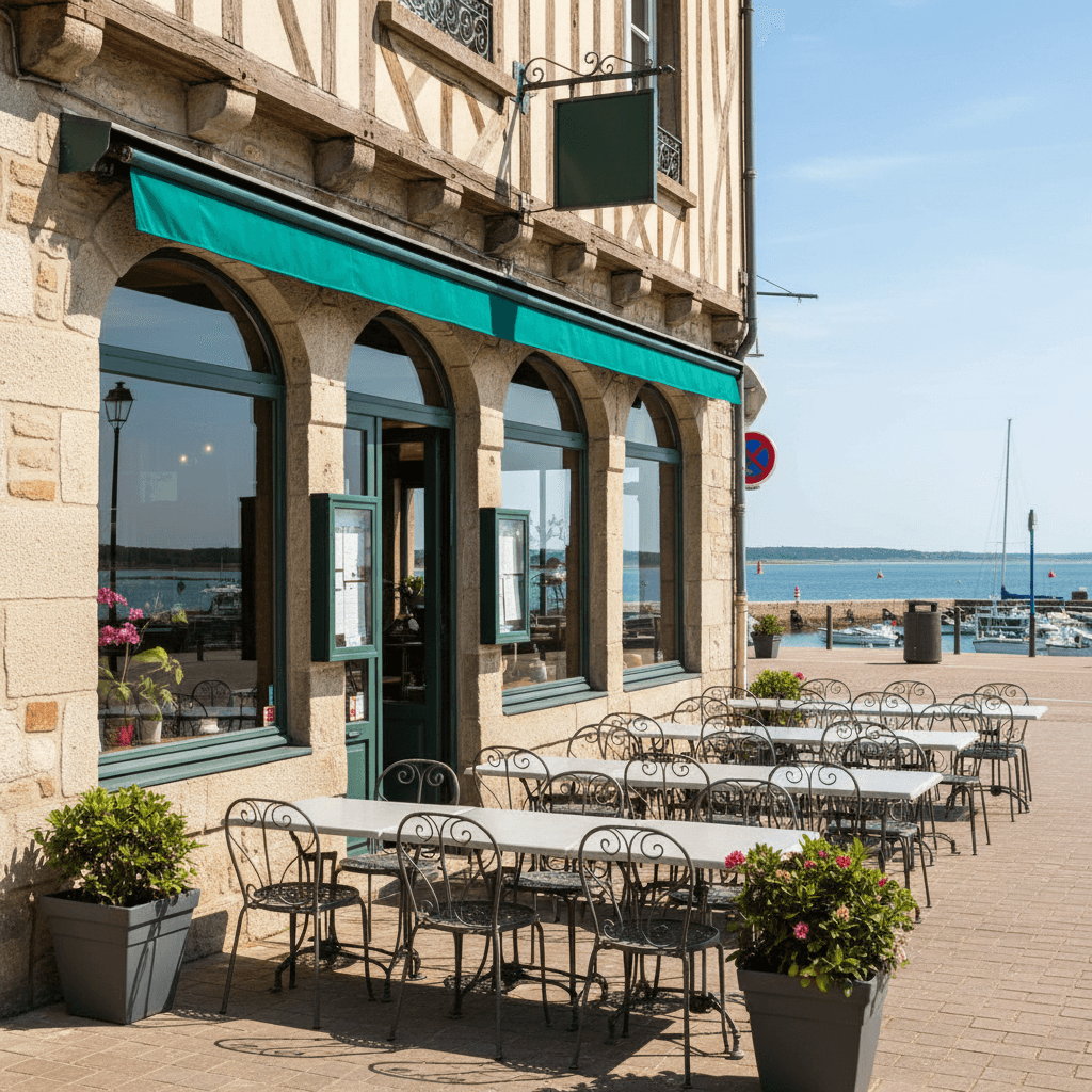Restaurant à Vannes : terrasse - licence IV - Image 1