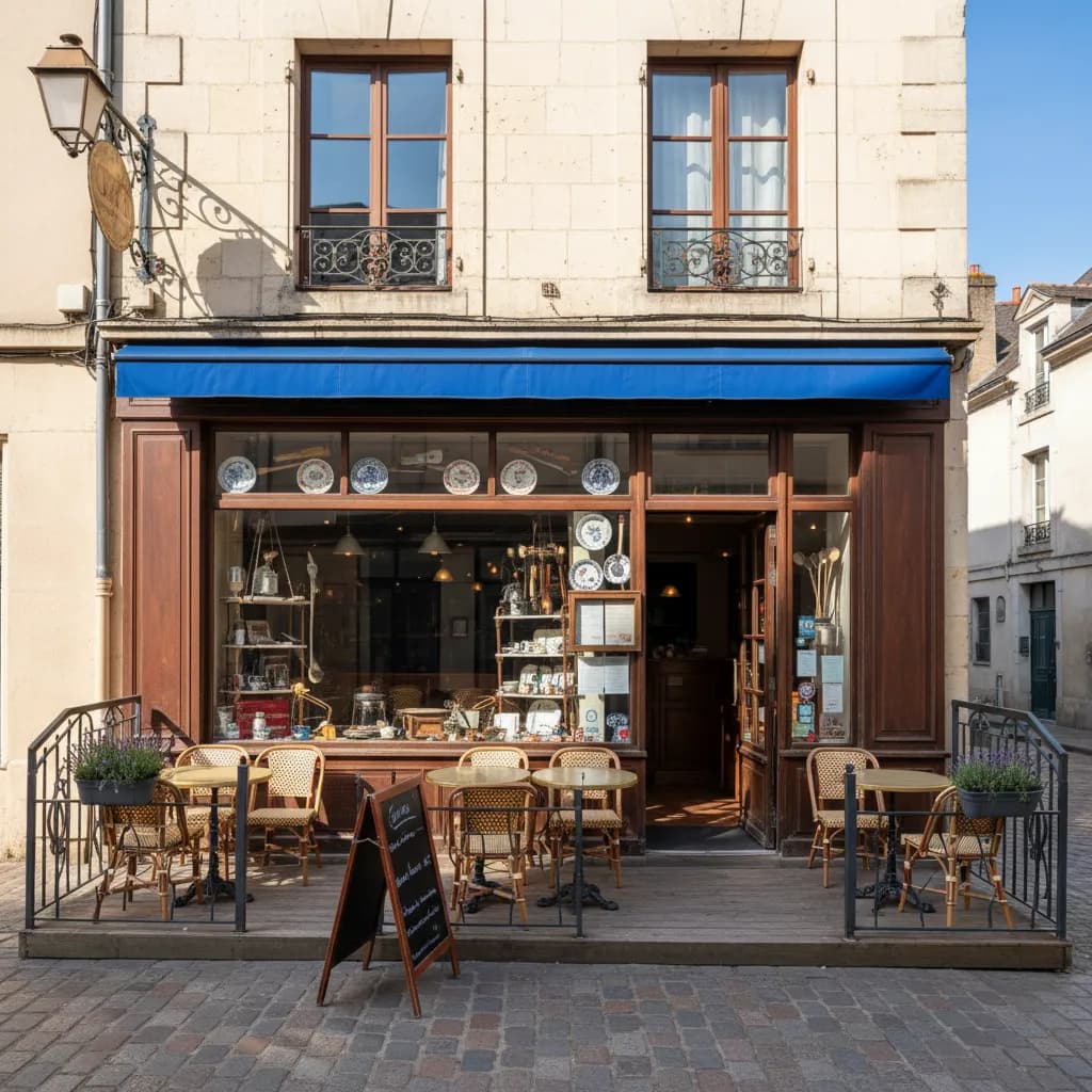Restaurant 80m² à Angers : terrasse - Image 1