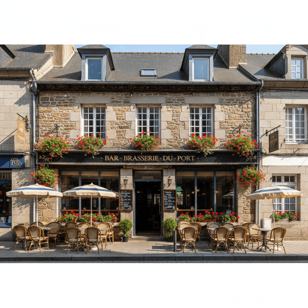 Bar-brasserie 50m² à Vannes : terrasse - licence IV - Image 1