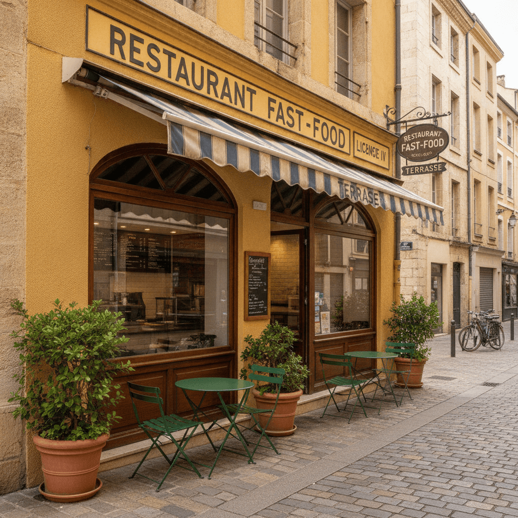 Fast-food 30m² à Montpellier : terrasse - licence IV - Image 1