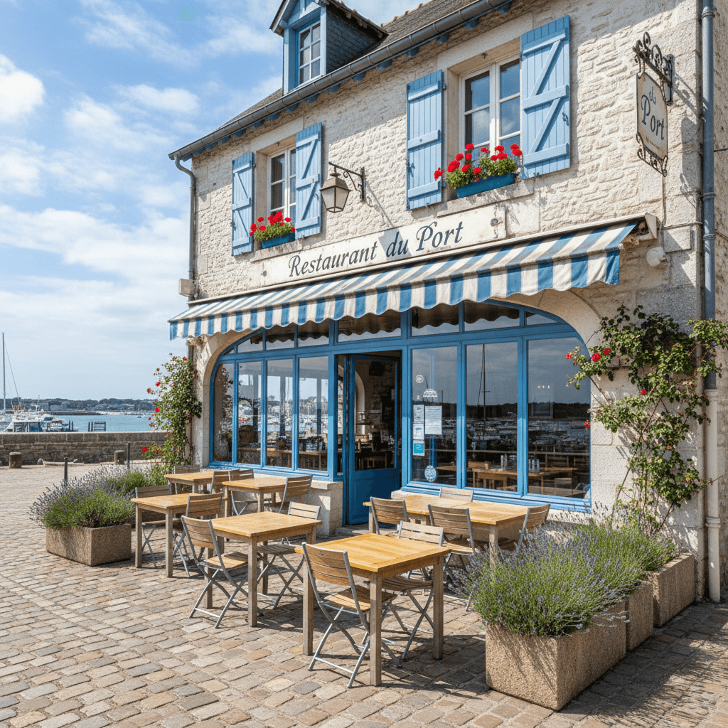 Restaurant à La Flotte : terrasse - extraction - Image 1