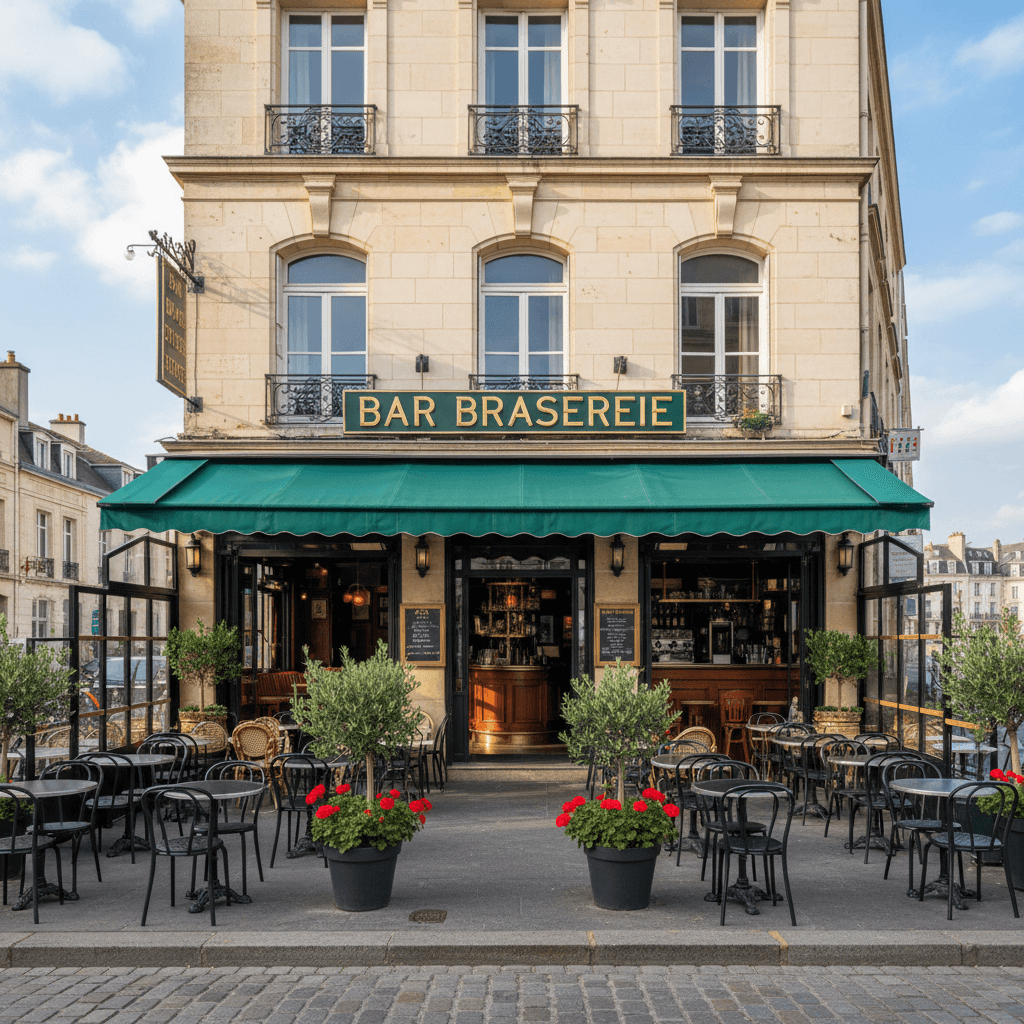 Bar-brasserie à Le Havre : terrasse - licence IV