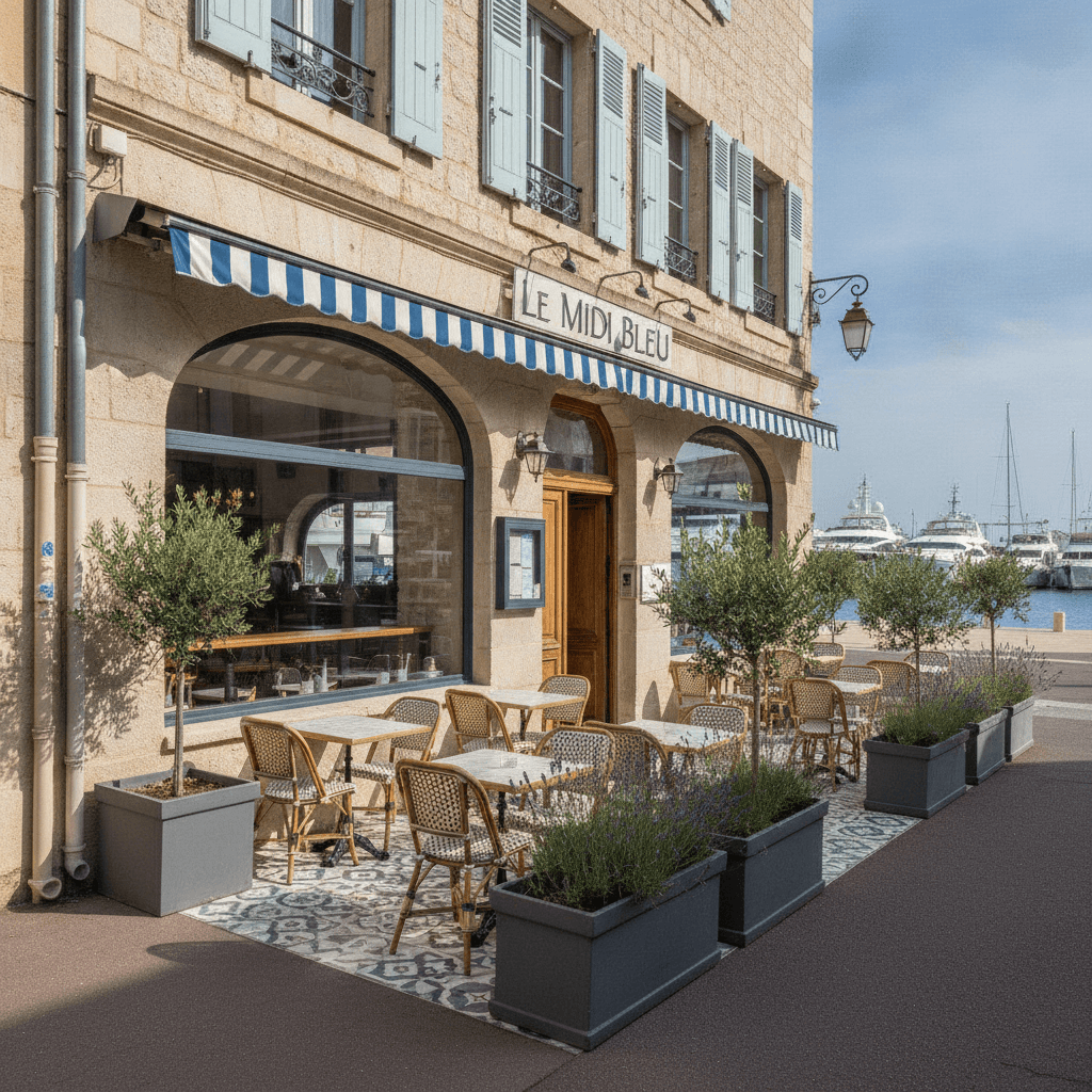 Restaurant 95m² à Toulon : terrasse - licence IV