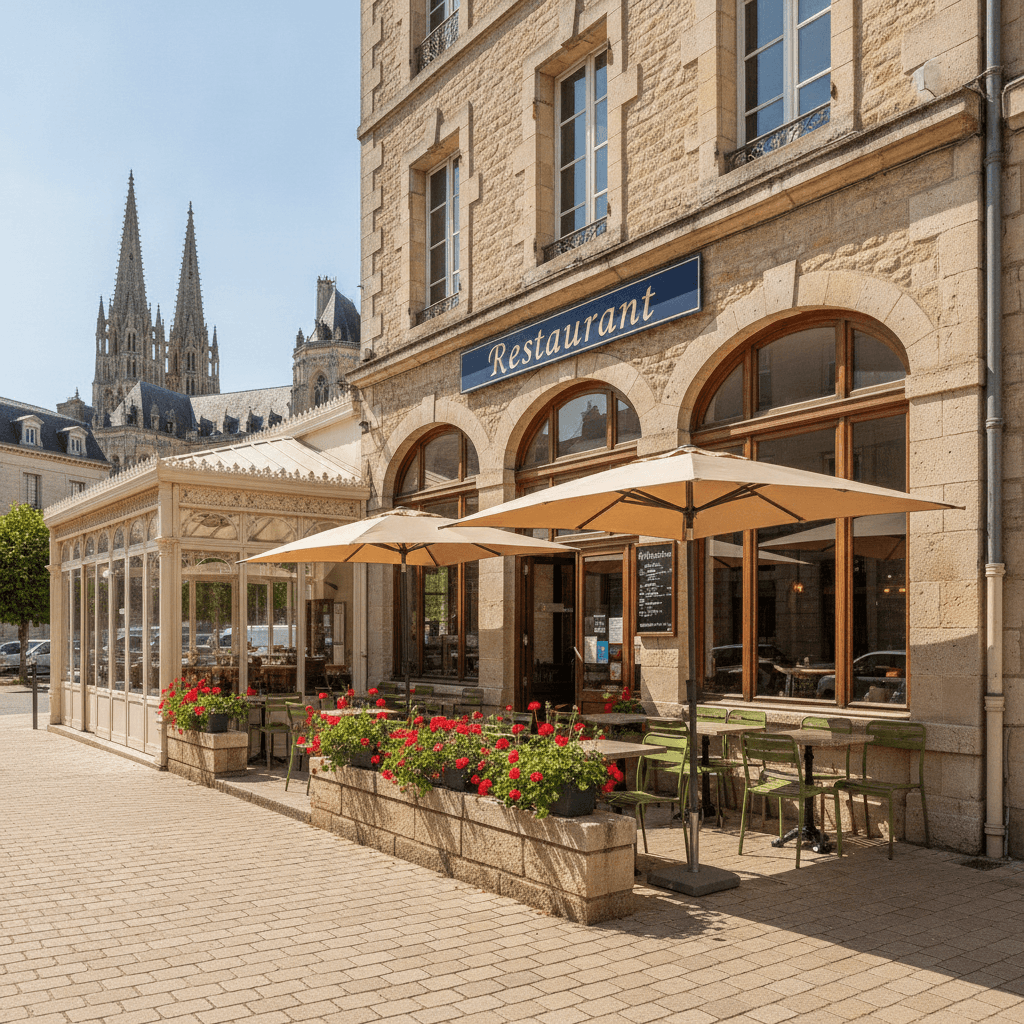 Restaurant 70m² à Soissons : terrasse - climatisation - Image 1
